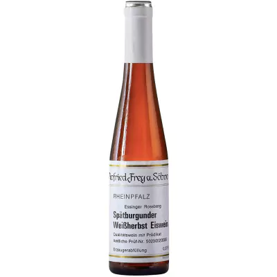 1987 spaetburgunder weissherbst eiswein essinger rossberg edelsuess 0 375 l weingut frey cbc - Die Welt der Weine