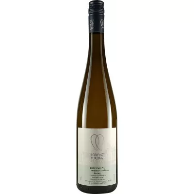 2018 mittelheim edelmann riesling lieblich weingut lorenz kunz e64 - Die Welt der Weine