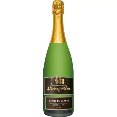 2019 weinmanufaktur weingarten blanc de blanc sekt b a brut winzergenossenschaft schliengen muellheim 2b2 - Die Welt der Weine