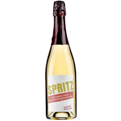 2020 spritz mit original rotem moselweinbergpfirsich likoer trocken weingut weinmanufaktur schneiders b0d - Die Welt der Weine