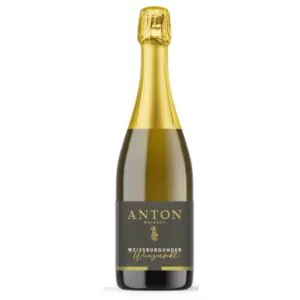 2020 weissburgunder winzersekt brut weingut anton d5f - Die Welt der Weine