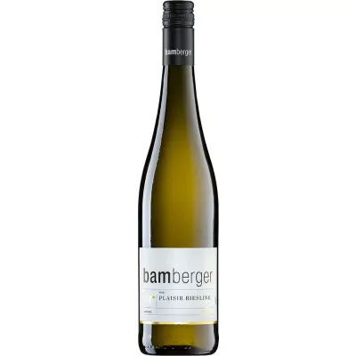 2021 plaisir riesling feinherb wein und sektgut bamberger c49 - Die Welt der Weine