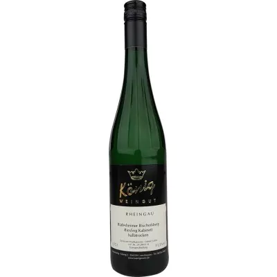 2021 ruedesheimer bischofsberg riesling halbtrocken weingut klaus u ursula koenig gbr 763 - Die Welt der Weine