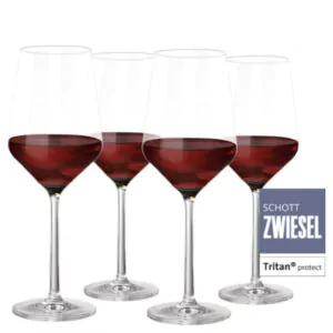 4er set zwiesel kristallglas pure rotweinglas c6c - Die Welt der Weine