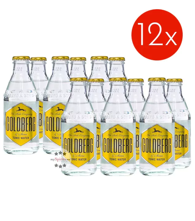 6er goldberg tonic water 02 l - Die Welt der Weine