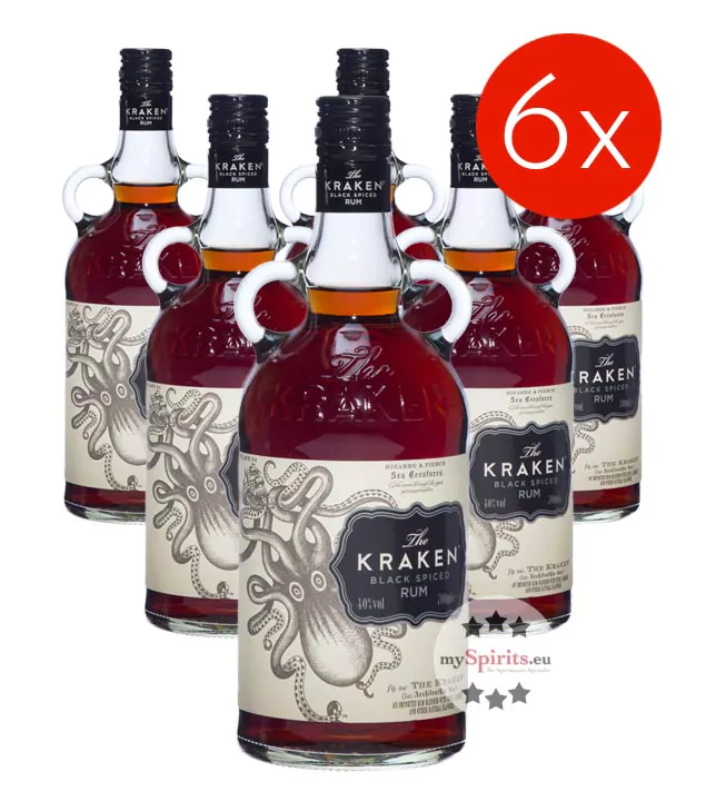 6er kraken black spiced 07 l - Die Welt der Weine