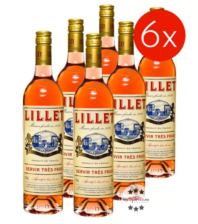 6er lillet ros 075 l - Die Welt der Weine