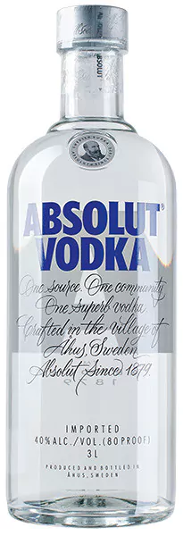 absolut vodka 40 vol 30 l - Die Welt der Weine