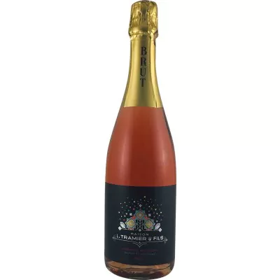 cremant de bourgogne rose maison l tramier fils sas frankreich 10f - Die Welt der Weine