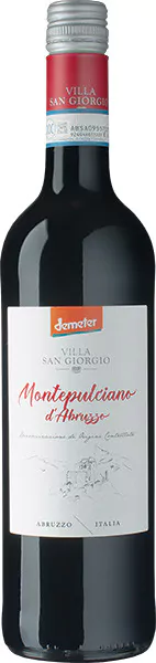 demeter bio montepulciano d abruzzo rotwein trocken 075 l - Die Welt der Weine