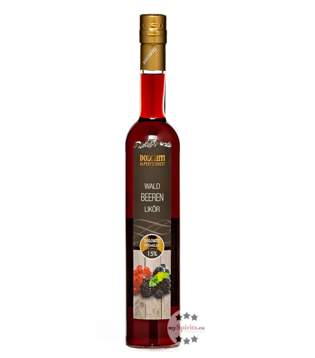 dolomiti wald beeren likoer 05 liter 3 - Die Welt der Weine