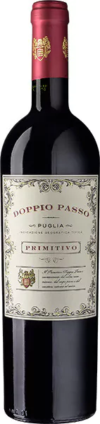 doppio passo primitivo rotwein halbtrocken 075 l 9345 - Die Welt der Weine