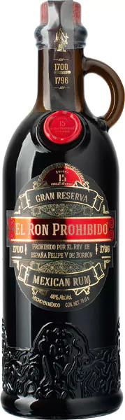 el ron prohibido gran reserva 15 anos 40vol 07l - Die Welt der Weine