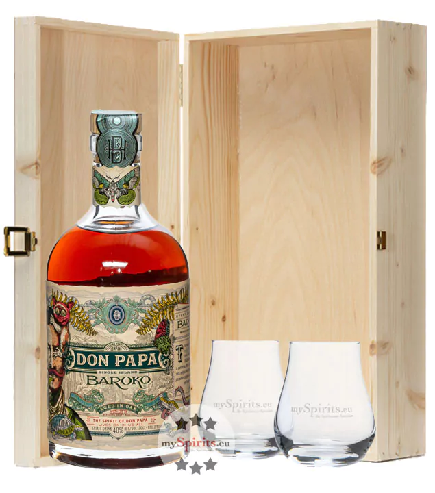 geschenkset don papa baroko in holzkiste - Die Welt der Weine