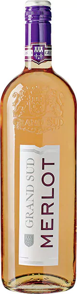 grand sud merlot rosewein halbtrocken 1 l 3871 - Die Welt der Weine