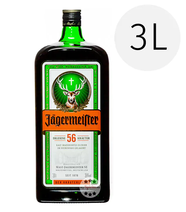 jaegermeister kraeuterlikoer 3 liter 2 - Die Welt der Weine