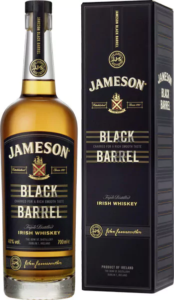 jameson black barrel 40vol 07l - Die Welt der Weine