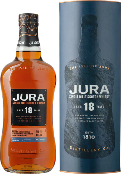 jura single malt scotch whisky 18 years 44 vol 07 l - Die Welt der Weine