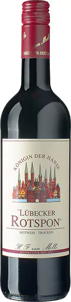 koenigin der hanse luebecker rotspon rotwein trocken 075 l - Die Welt der Weine