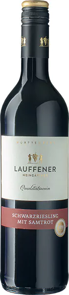 lauffener schwarzriesling mit samtrot rotwein lieblich 075 l 4206 - Die Welt der Weine