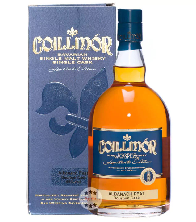 liebl coillmor albanach peat bourbon whisky 07 liter in gift - Die Welt der Weine
