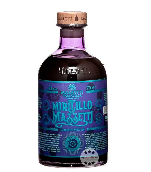 mazzetti mirtillo likoer 07 liter 2 - Die Welt der Weine