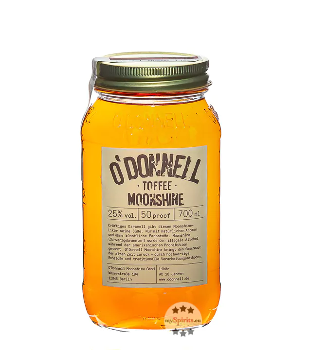 o donnell toffee moonshine likoer 07 liter 2 - Die Welt der Weine