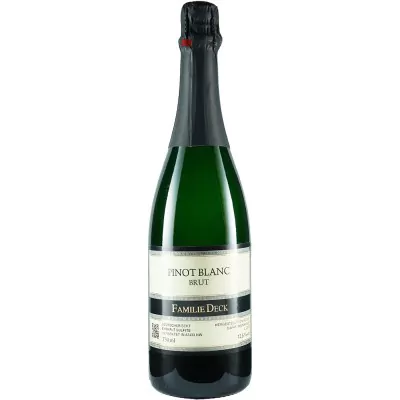 pinot blanc brut weingut deck 5e2 - Die Welt der Weine