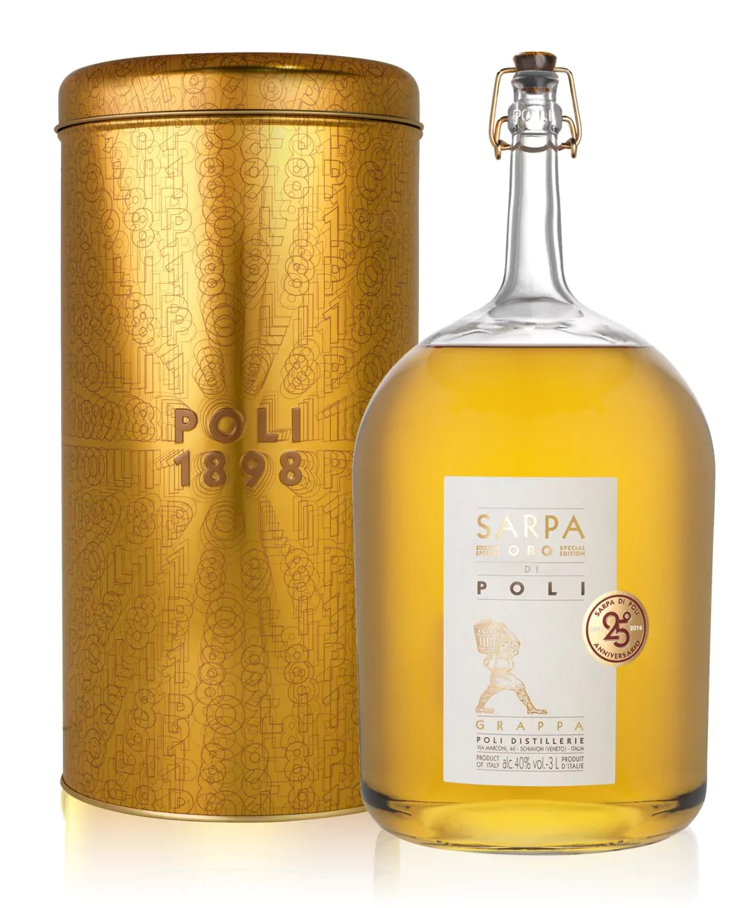 poli grappa sarpa oro big mama 3 0 l 1418 10 - Die Welt der Weine