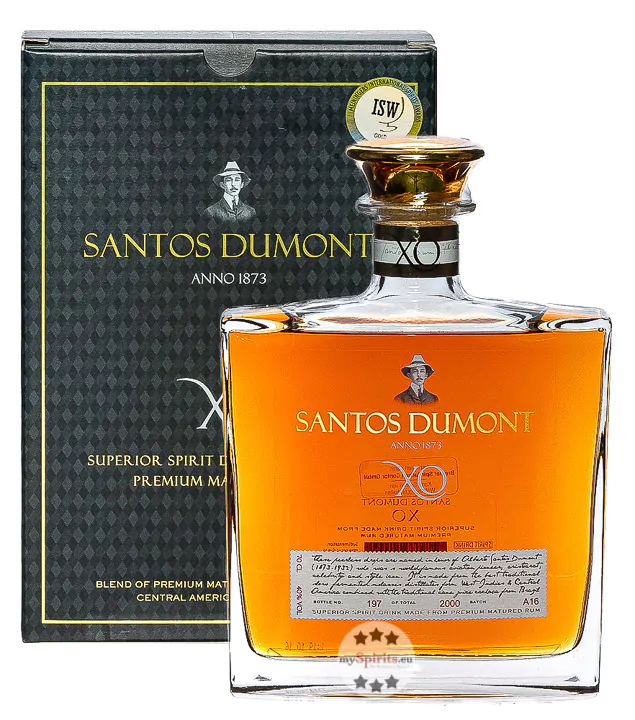 santos dumont xo rum 07 liter flasche 3 - Die Welt der Weine