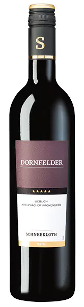 schneekloth dornfelder kreuznacher kronenberg rotwein lieblich 075 l 11409 - Die Welt der Weine