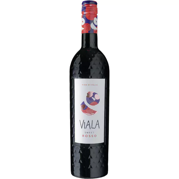 viala sweet rosso rotwein lieblich 075 l 1295 - Die Welt der Weine