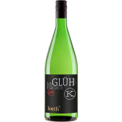 winzergluehwein sonderedition ich glueh fuer dich weiss 1 0 l weingut keth 635 - Die Welt der Weine