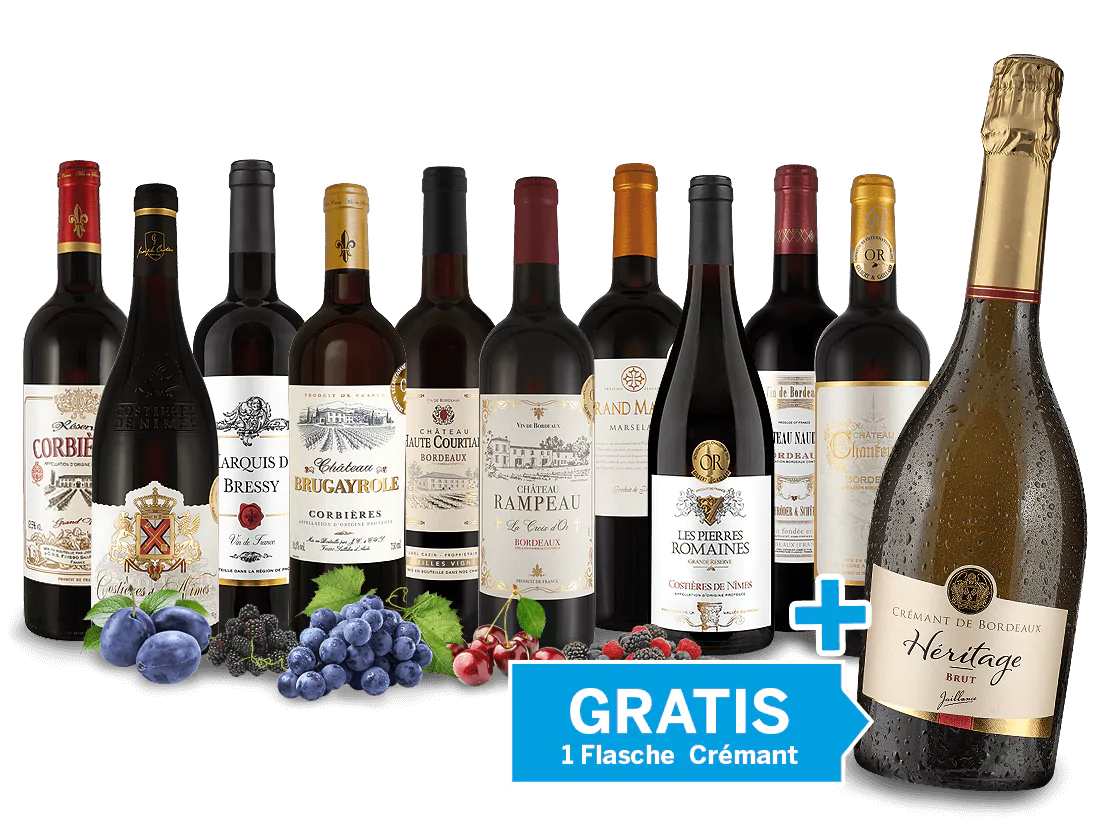 009764 franzoesische Rotweinprobe Gratis Cremant l - Die Welt der Weine