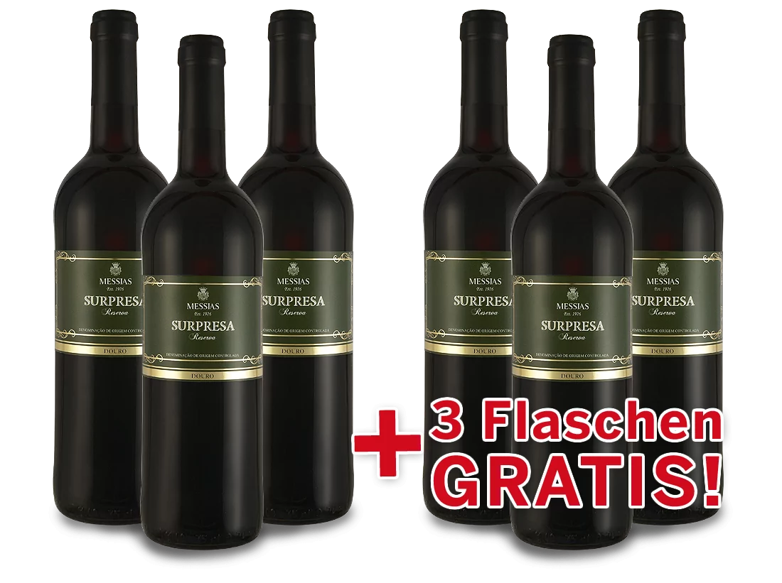 012059 6f3 Wein Paket Messias Surpresa Reserva Douro l - Die Welt der Weine