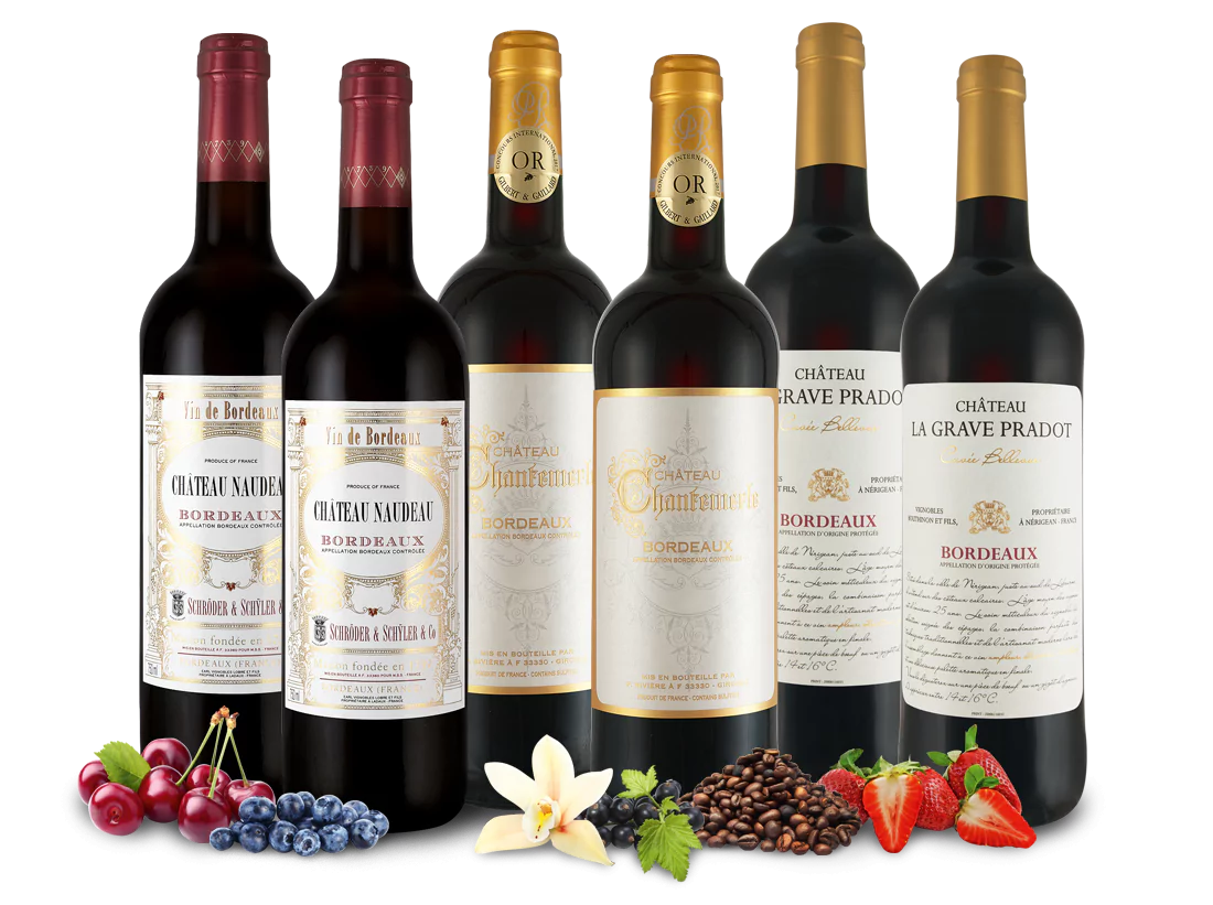 013206 Vorteilspaket TOP3 Bordeaux Favoriten l - Die Welt der Weine