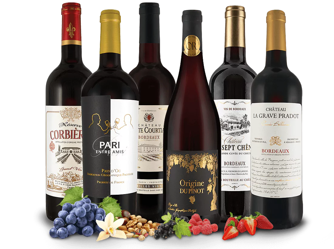 013303 franzoesisches Genuss Rotwein Paket l - Die Welt der Weine