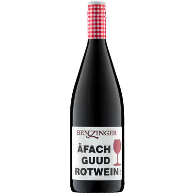 2018 aefach guud einfach gut rotwein halbtrocken bio 1 0 l weingut benzinger b99 - Die Welt der Weine