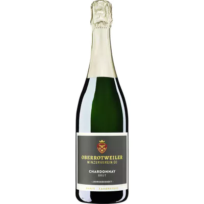 2018 oberrotweiler chardonnay winzersekt brut oberrotweiler winzerverein e58 - Die Welt der Weine