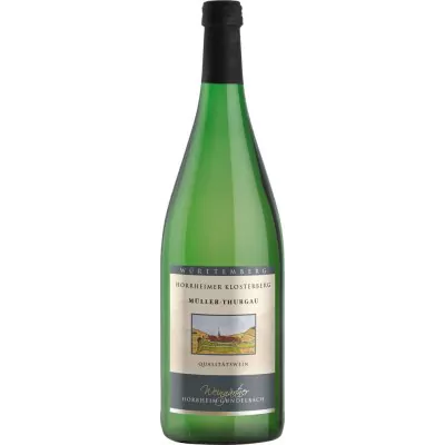 2019 mueller thurgau halbtrocken 1 0 l horrheim guendelbach adb - Die Welt der Weine