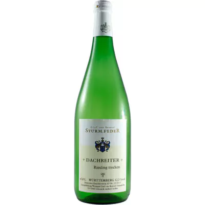 2021 dachreiter riesling feinherb 1 0 l weingut graf von bentzel sturmfeder f37 - Die Welt der Weine