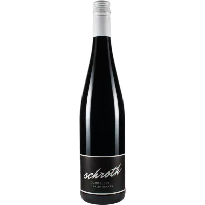 2021 dornfelder rotwein halbtrocken weingut michael schroth e59 - Die Welt der Weine