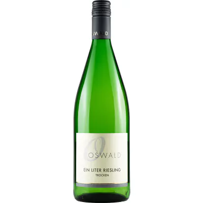 2021 ein liter riesling trocken 1 0 l weingut oswald 03e - Die Welt der Weine