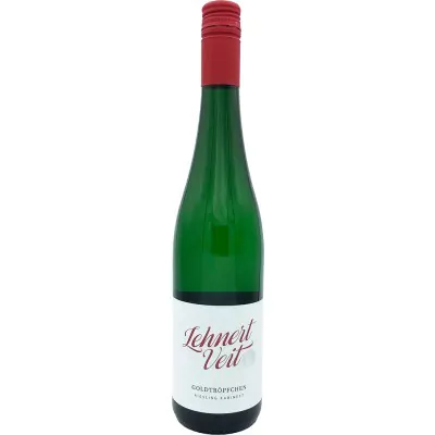 2021 goldtroepfchen riesling kabinett lieblich weingut lehnert veit 12f - Die Welt der Weine