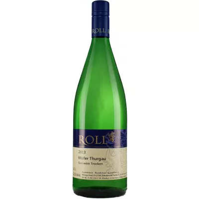 2021 mueller thurgau gutswein trocken 1 0 l weingut roll 574 - Die Welt der Weine