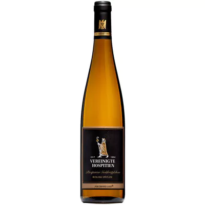 2021 piesporter goldtroepfchen riesling spaetlese vdp grosse lage fruchtig suess weingut vereinigte hospitien ebe - Die Welt der Weine