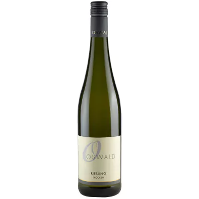 2021 riesling trocken weingut oswald 3ec - Die Welt der Weine