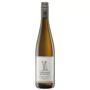 2021 schloss saarfels riesling qualitaetswein trocken weingut vereinigte hospitien c6b - Die Welt der Weine