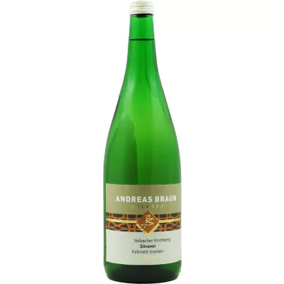 2021 volkacher kirchberg silvaner kabinett trocken 1 0 l weingut andreas braun e64 - Die Welt der Weine