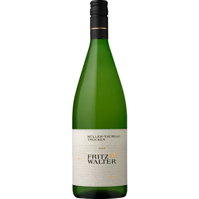 2022 mueller thurgau basis trocken 1 0 l weingut fritz walter f7e - Die Welt der Weine